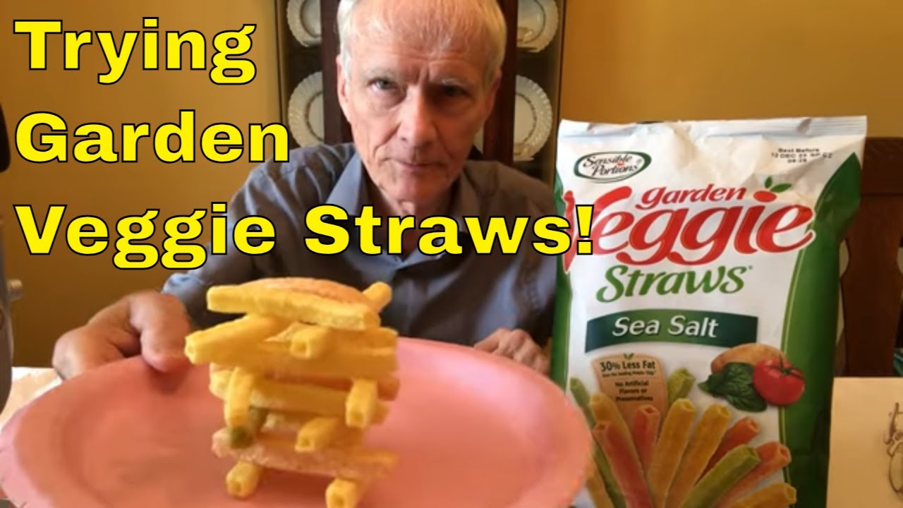 ASMR:  Garden Veggie Straws! (small eating)