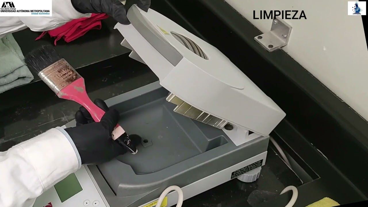 Uso y Limpieza del Analizador de Humedad Marca Explorer Ohaus Modelo MB45. UAM-X