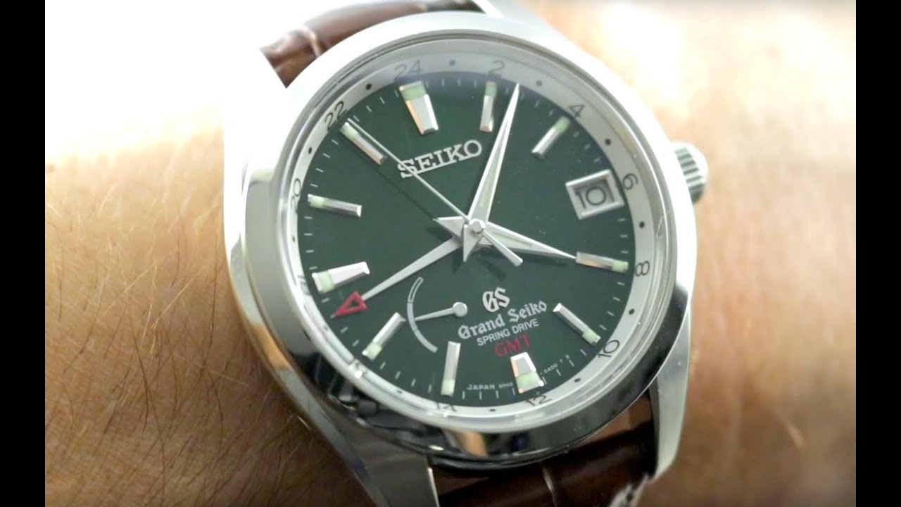 Grand Seiko Spring Drive GMT GREEN Dial SBGE033 Grand Seiko Watch Review