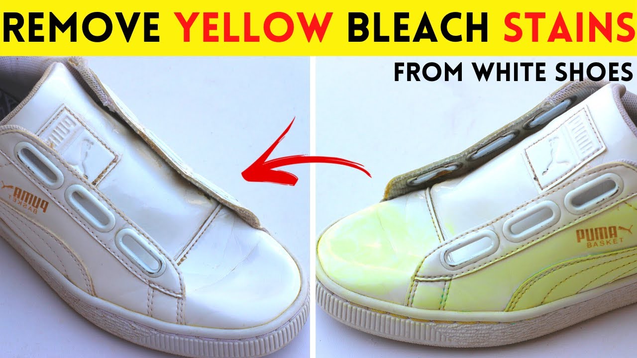 Remove Yellow Bleach Stains from White Shoes Using Baking Soda | Unyellow Vans, Canvas & Sneakers