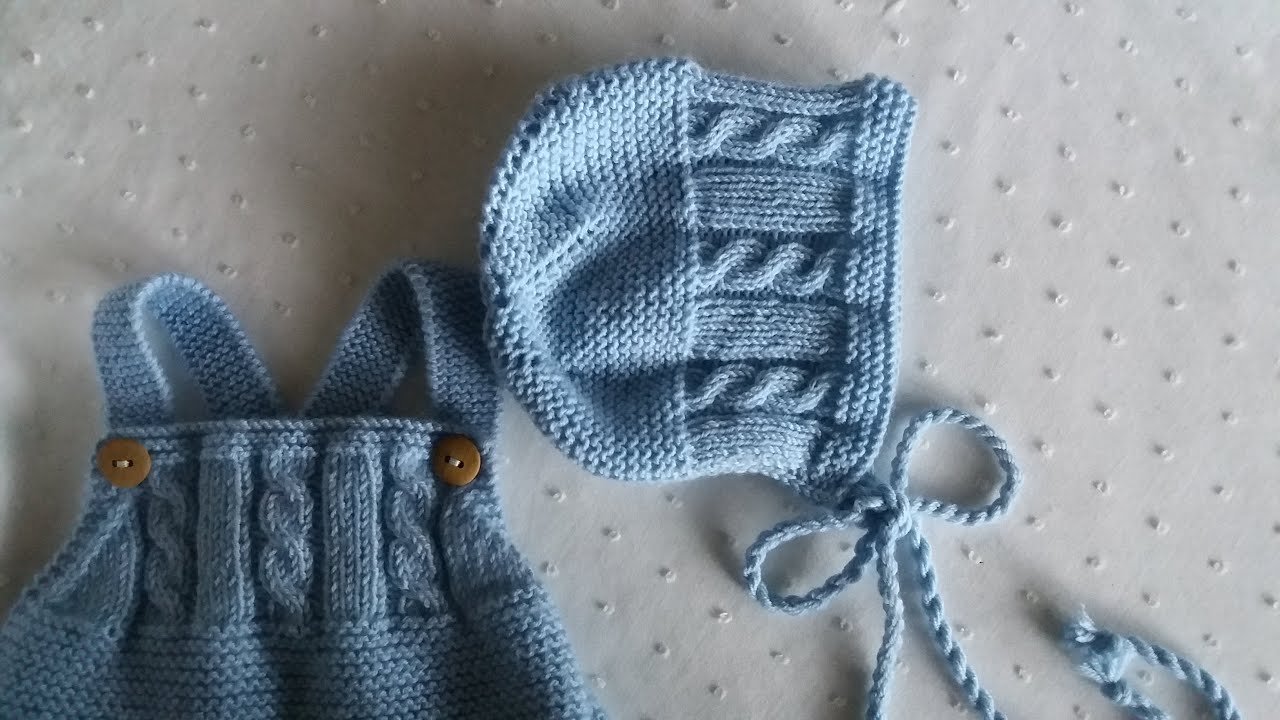 Tutorial capota ochos punto bebé. Patrón paso a paso. Una oveja en las nubes