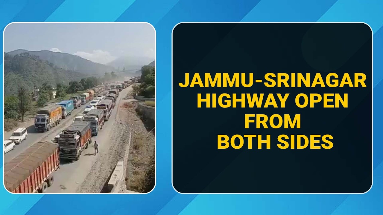 Jammu-Srinagar highway open from both sides