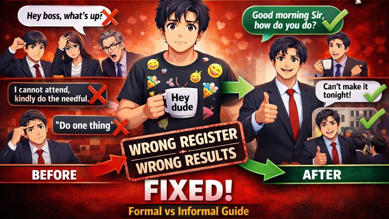 Formal vs Informal English – When & How To Use Correctly