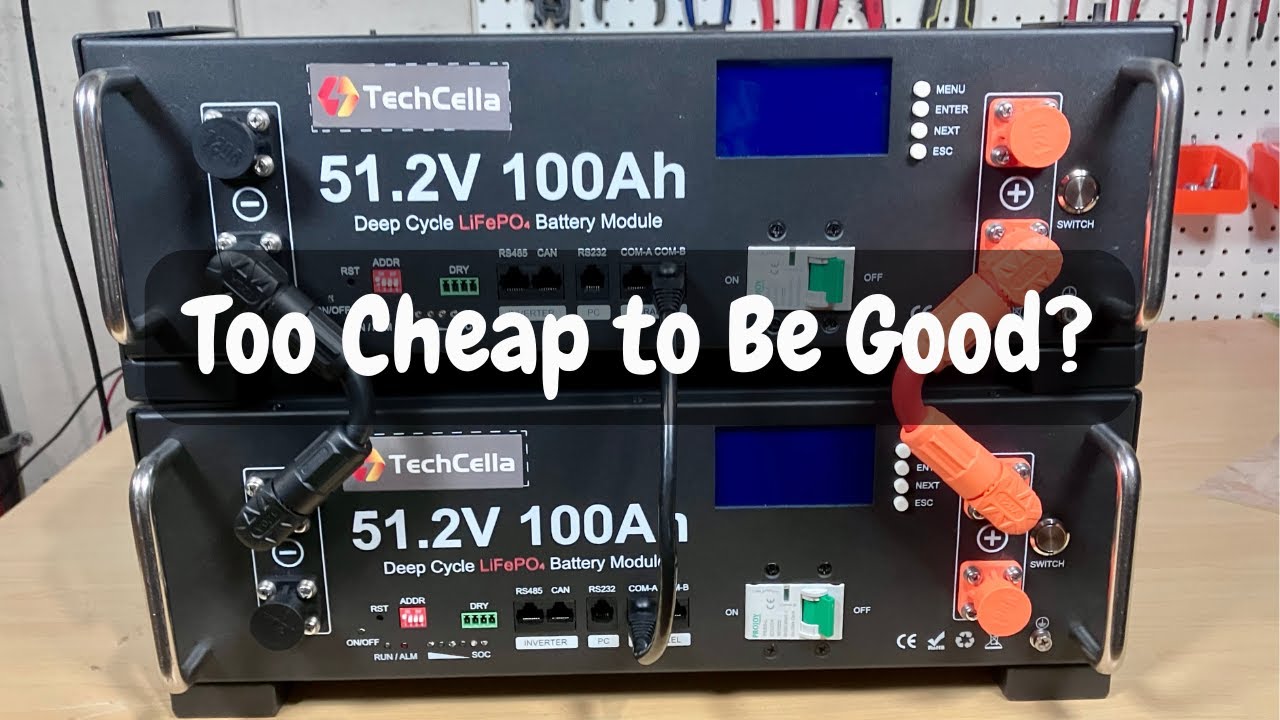 The Cheapest Server Rack Battery I&rsquo;ve Tested &ndash; TechCella 48V LiFePO4 Review!