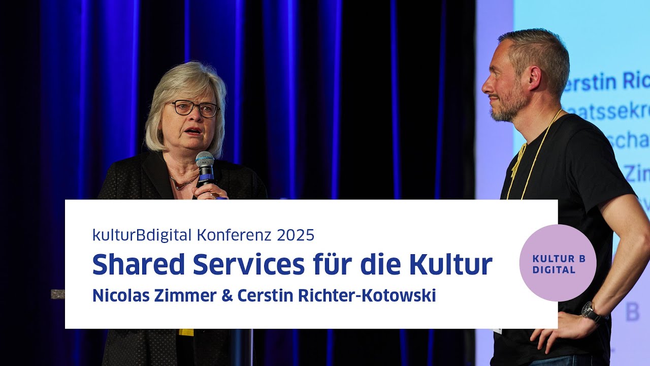 Shared Services für die Kultur. N. Zimmer & C. Richter-Kotowski | kulturBdigital-Konferenz 2025