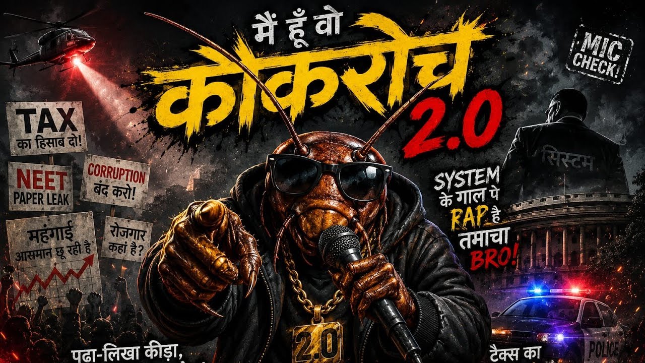 Cockroach Janata Party | Mai Hu COCKROACH 2.0 SONG | Cockroach Janta Party Song | CJP