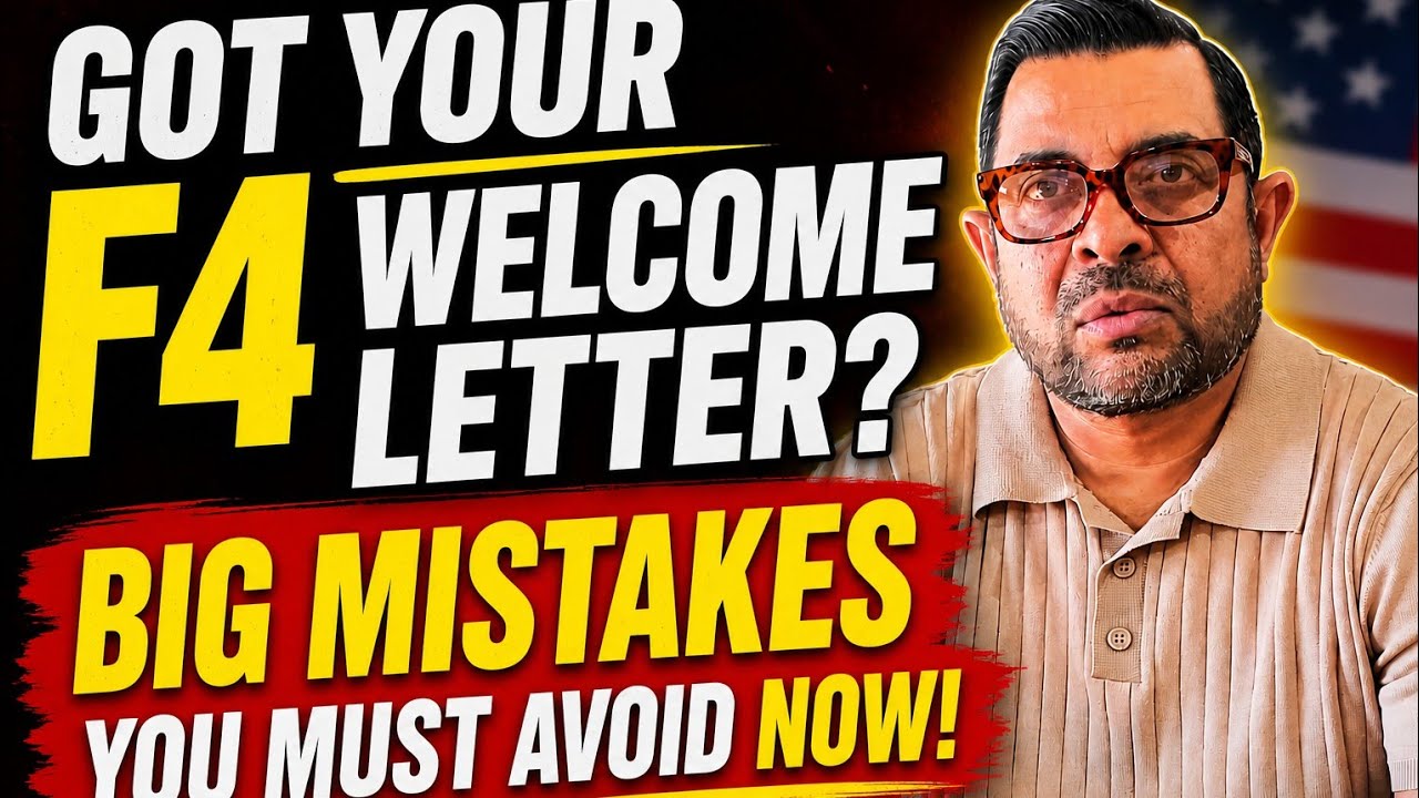 Got Your F4 Welcome Letter? BIG Mistakes You Must Avoid Now! | May 5, 2026