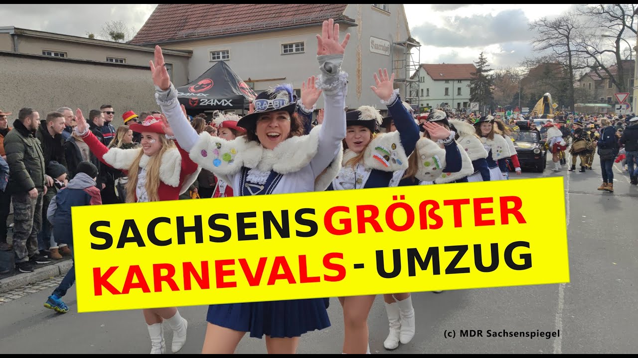 Sachsens größter Karnevals-Umzug 2023