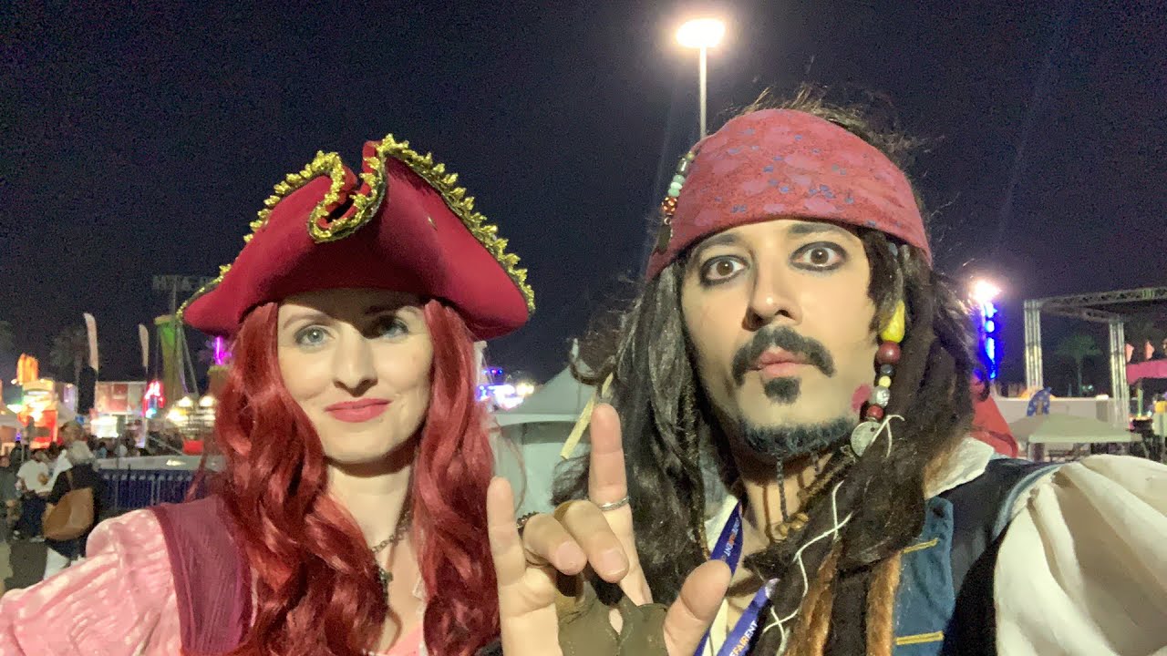 Captain Jack Sparrow and Captain Redd Live at the Fair