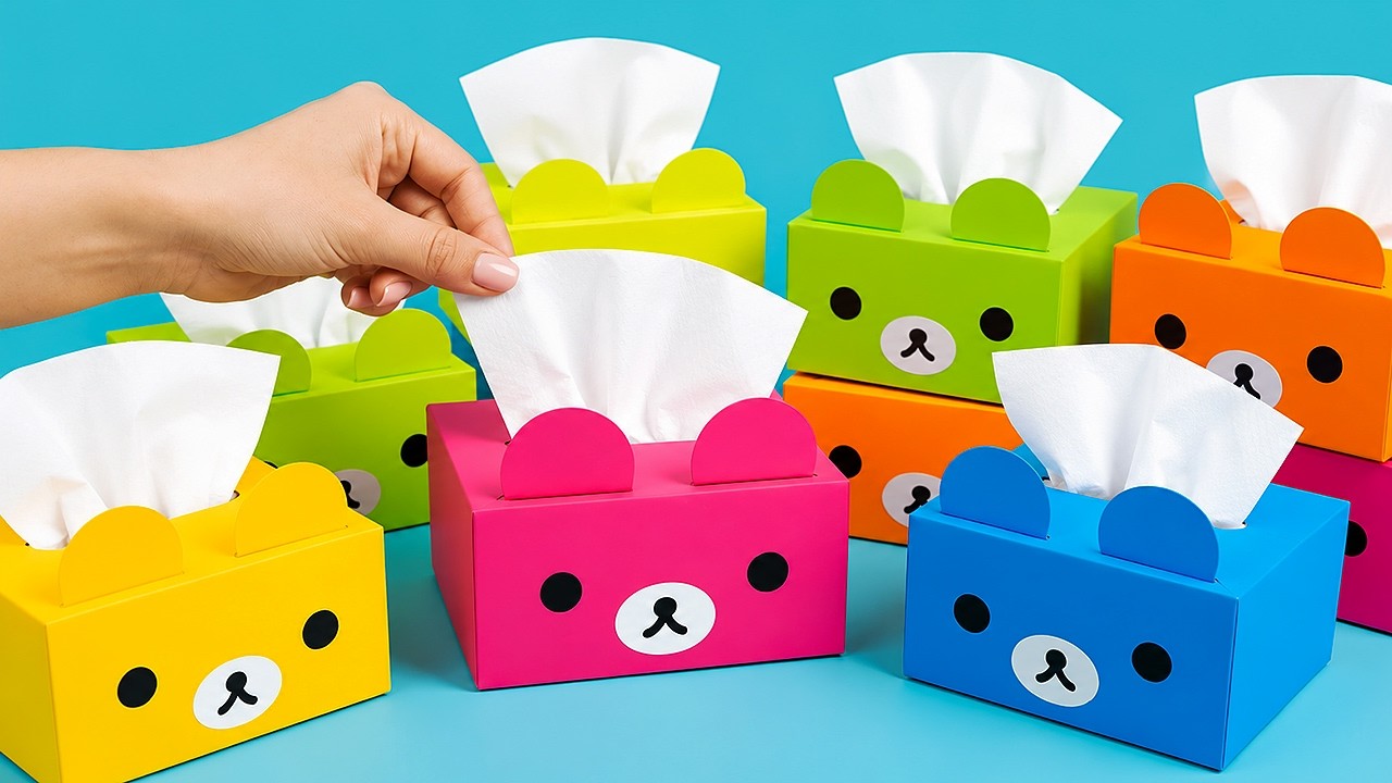 How to Craft an Adorable Paper Napkin Box - Origami Papar Carft