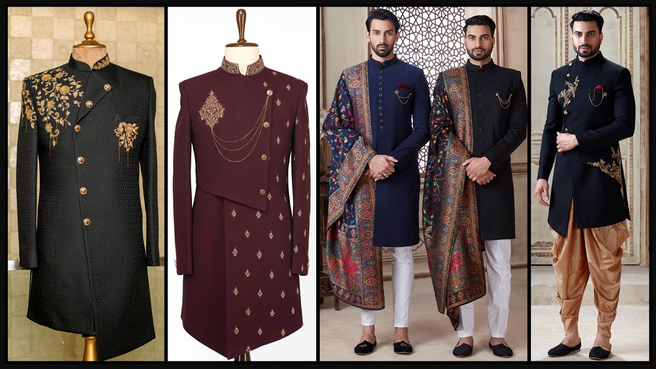 Party wear Designer Indo western Sherwani & Suit designs for boys & Men  Fashion Style Haute Couture