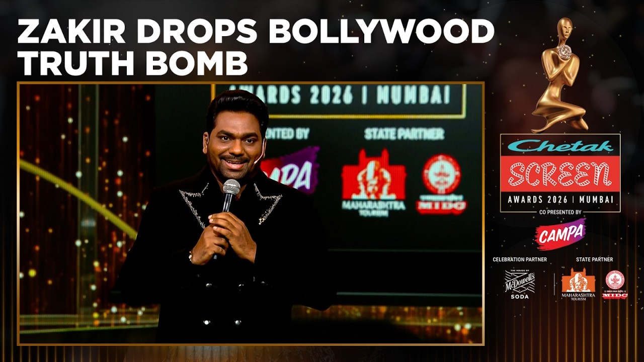 Zakir Khan Unleashes No-Holds-Barred Roast On Film Industry | #ChetakScreenAwards