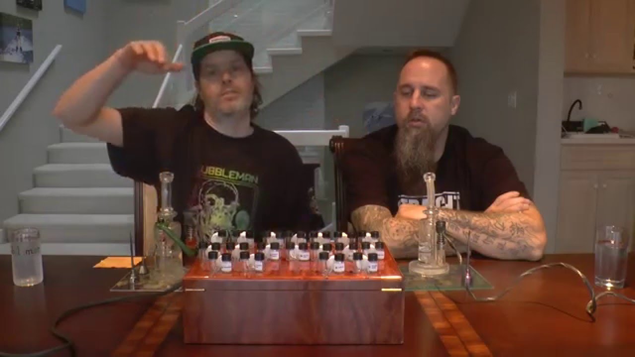 The Cannabis  Terpene Gauntlet with 18 flavors