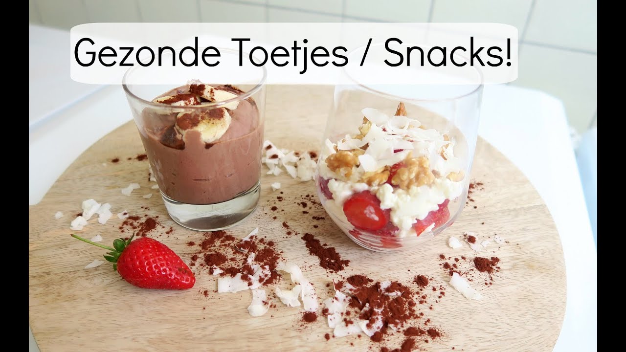 Gezonde Toetjes / Desserts - Eiwitrijke Chocolademousse en Trifle