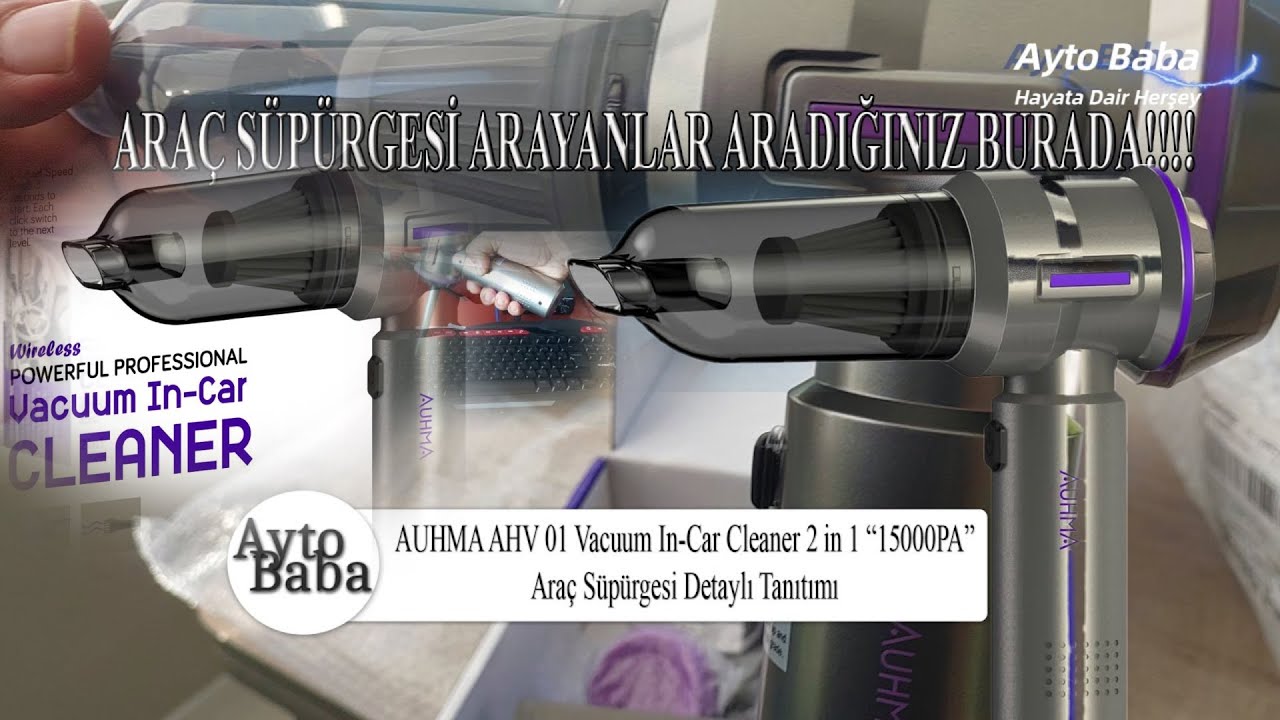 Auhma AHV 01 Vacuum In-Car Cleaner 2 in 1 