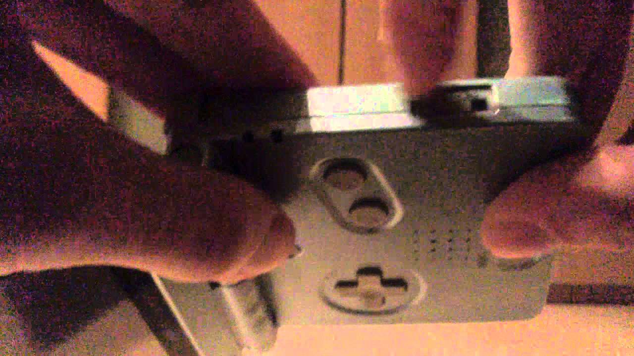 How to turn on the Gameboy Advance SP [HD]