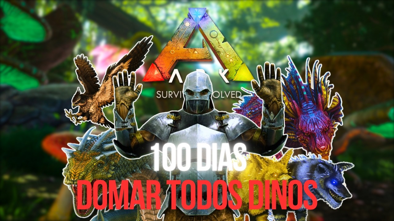 Passei 100 dias domando TODOS OS DINOS no Fjordur [Ark Survival Evolved]