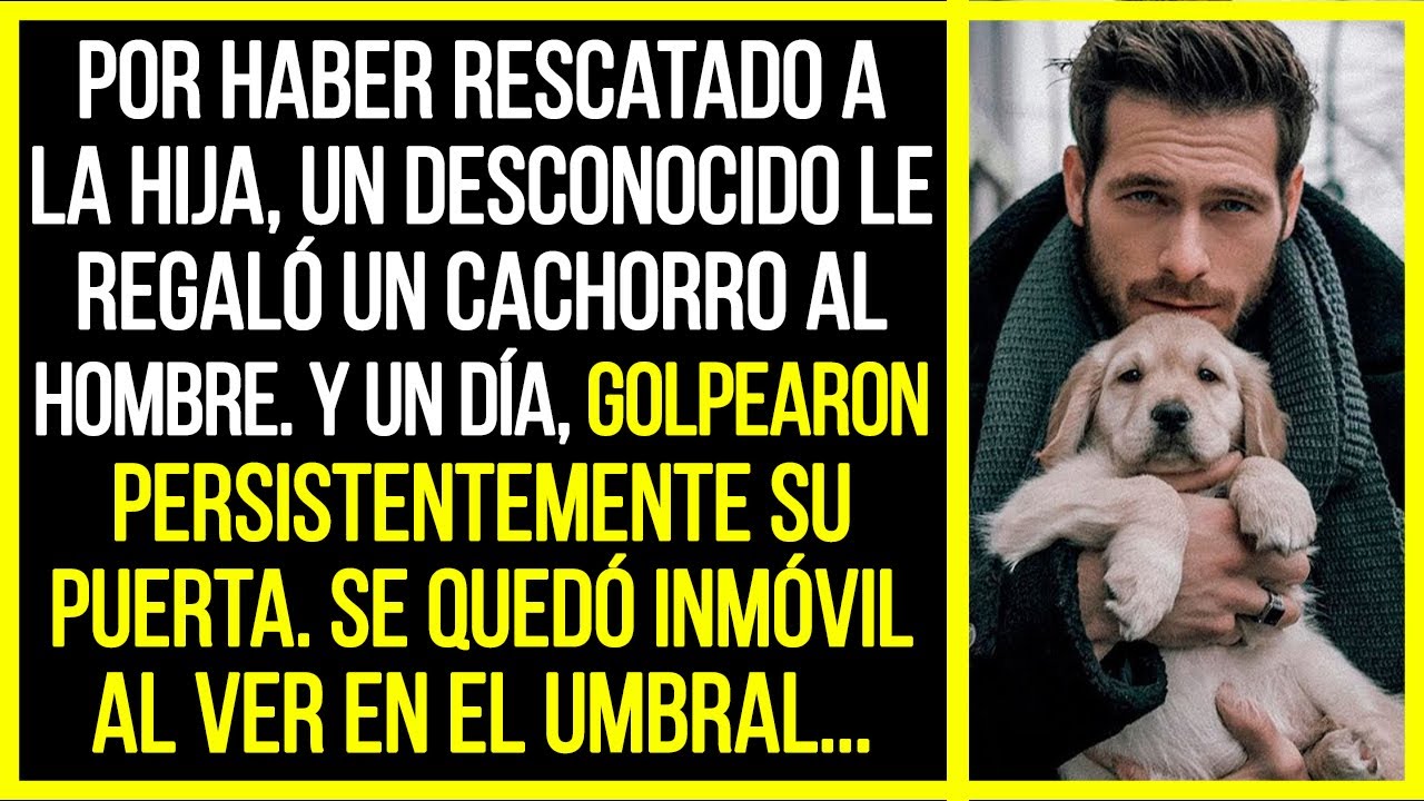 Por haber rescatado a la hija, un desconocido le regaló un cachorro al hombre. Y un día, golpearon..
