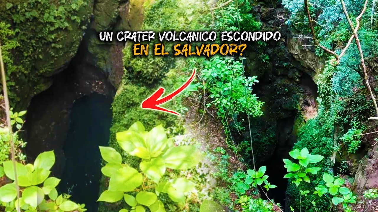 Encontramos un crater de volcan o un Cenote Escondido en El Salvador, Boca Tronadora!