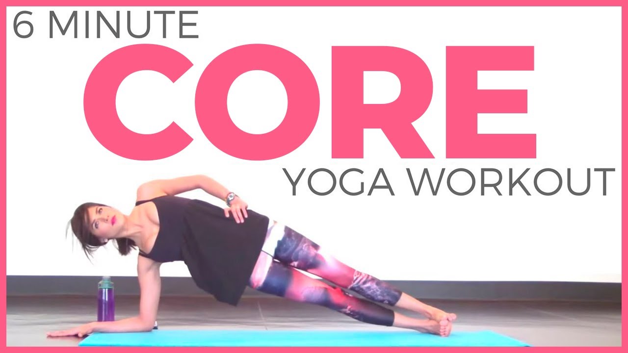 5 minute Power Yoga Workout for CORE STRENGTH