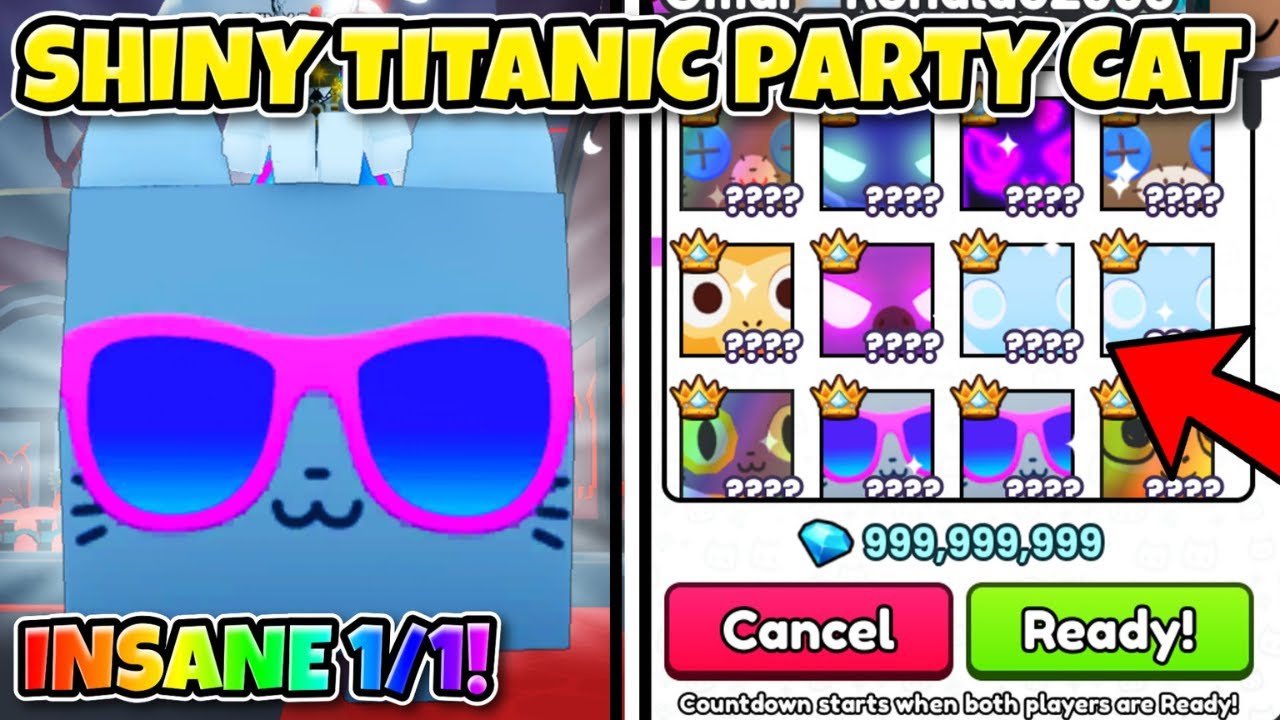 INSANE OFFERS for *1/1* Shiny Titanic Party Cat in Pet Simulator 99!