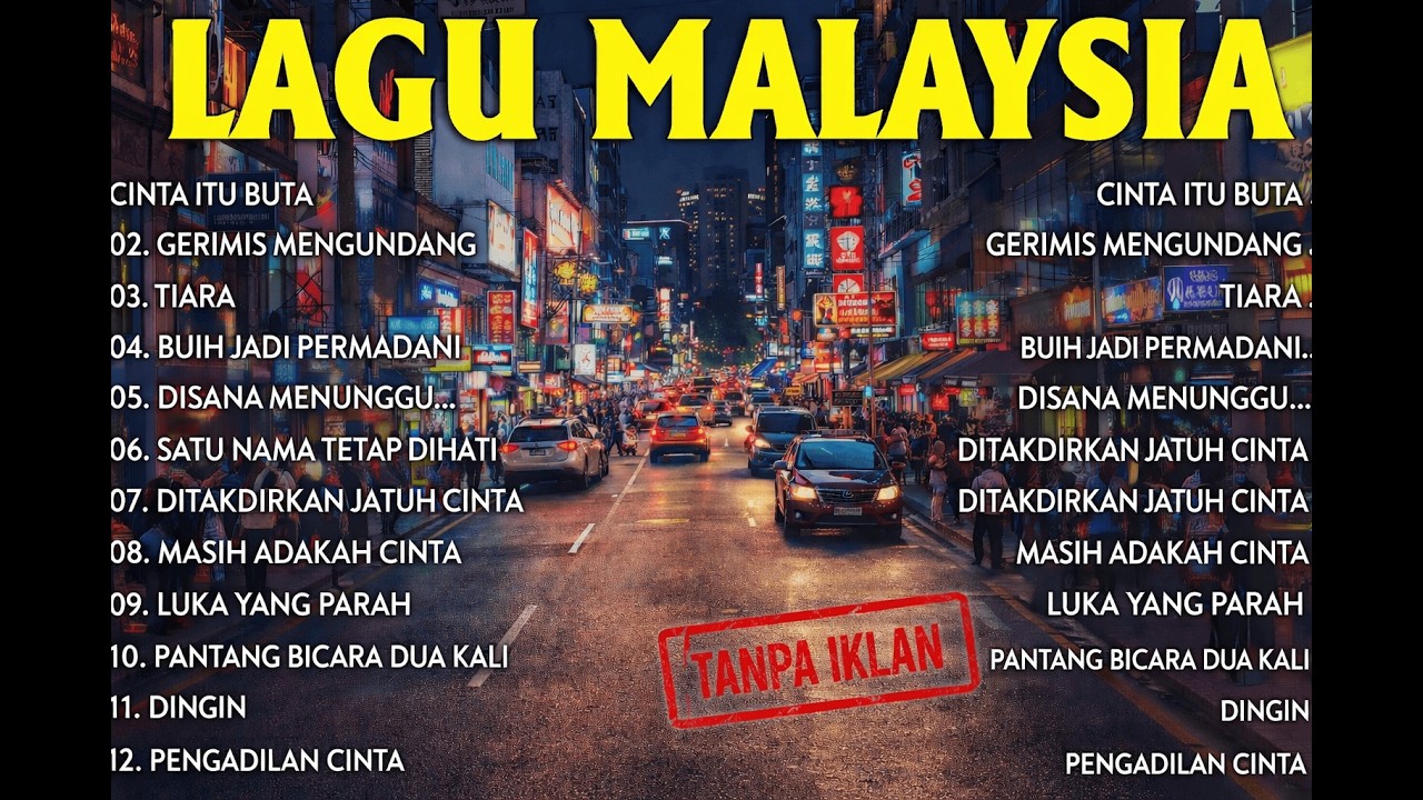 (Tanpa Iklan) Kumpulan Lagu Malaysia 90an Terpopuler Sepanjang Masa | Slow Rock & Pop Melayu