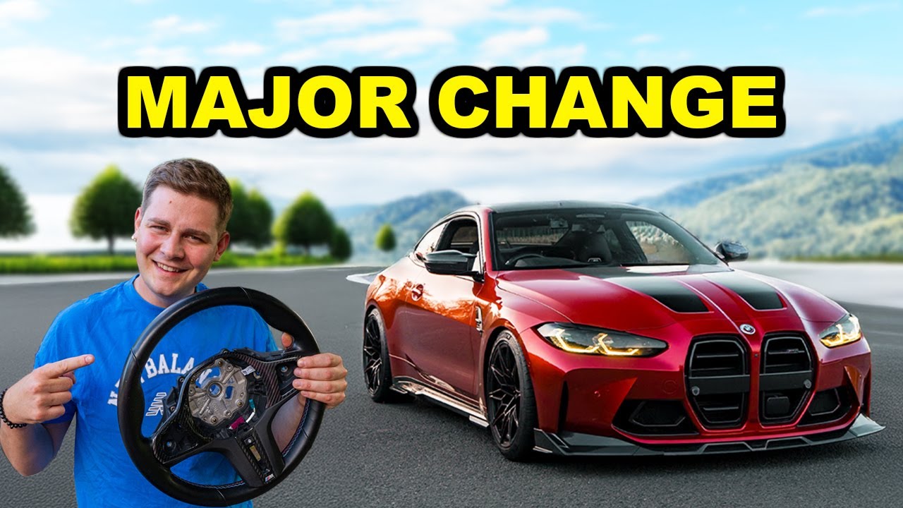 Giving My M4 A Fresh Look – Carbon Steering Wheel + Wrap Upgrade!