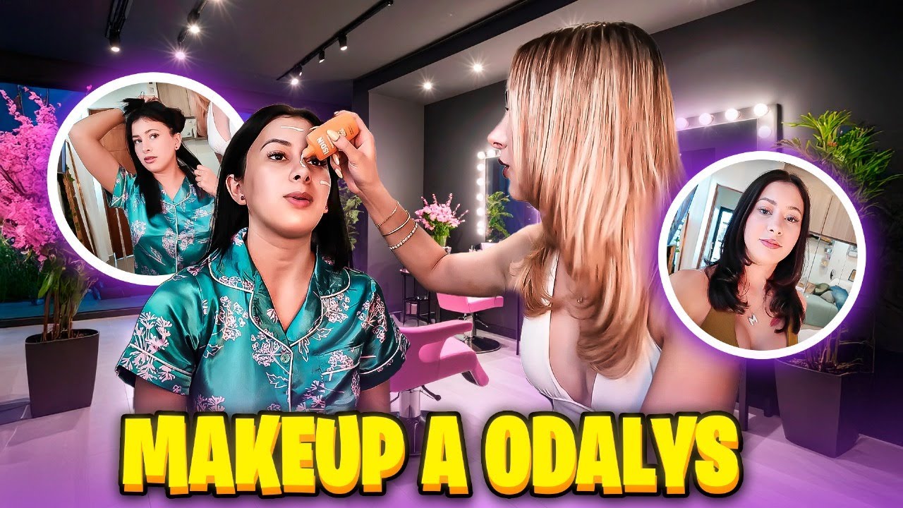 DAFNNE ARREGLA A ODALYS COMO ELLA 😍💄 | Hermanas JM