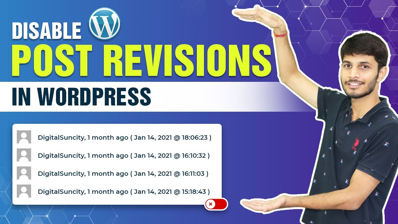 How To Disable Post Revisions In WordPress And Reduce Database Size | Easy Steps WordPress Tutorials