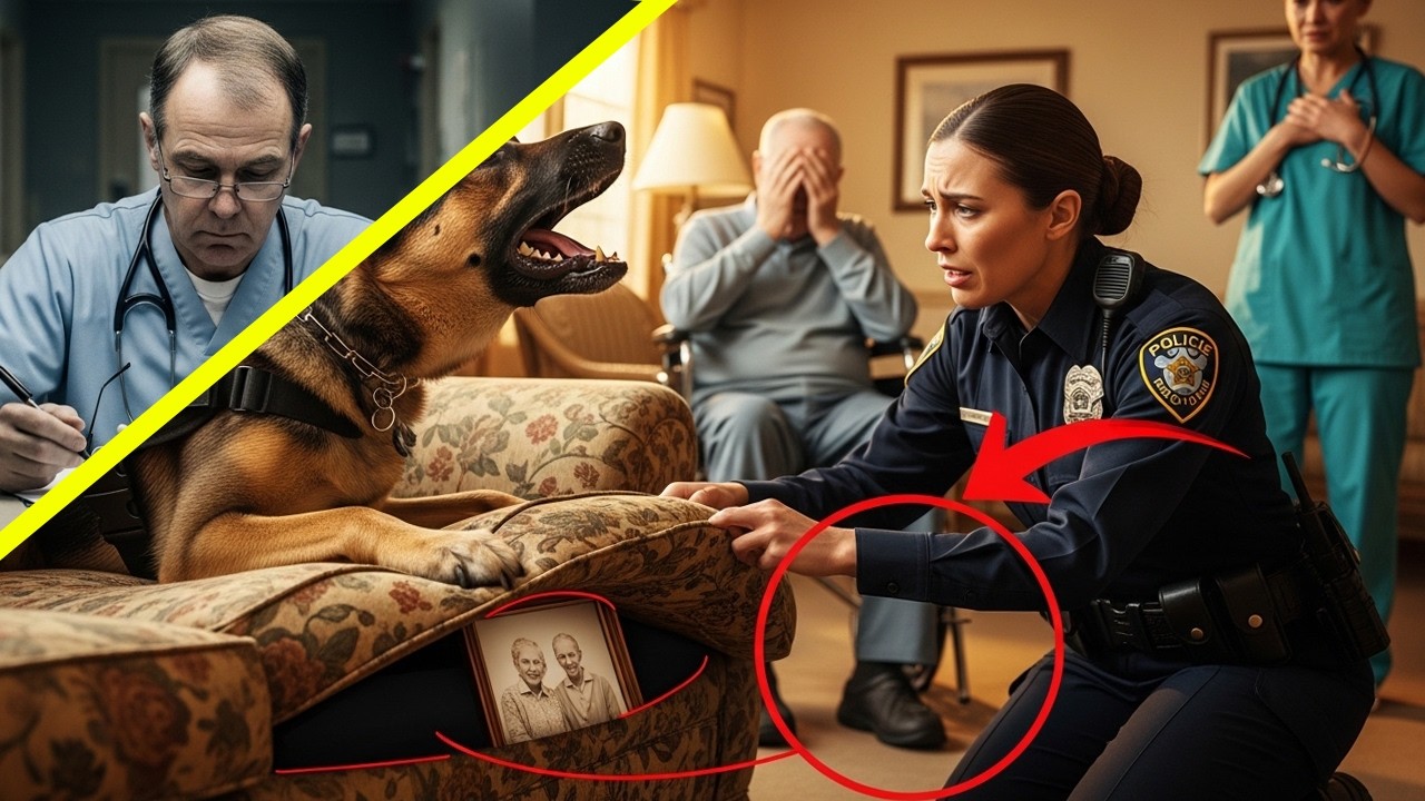 K9 Police Dog Wouldn’t Stop Barking at Nursing Home Couch—Officers Were Left in Tear