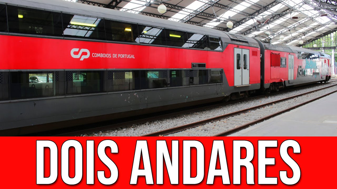 Trem de Dois Andares de Lisboa/Portugal