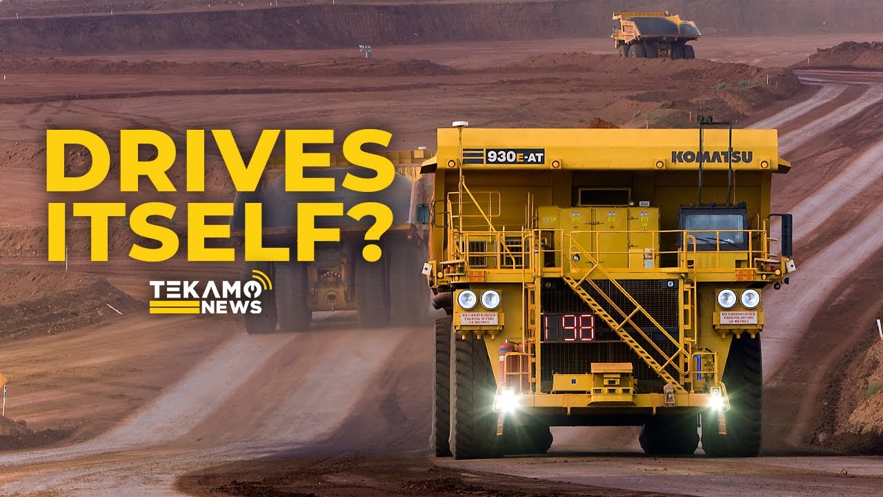 Mine Trucks that drive THEMSELVES - Komatsu FrontRunner Autonomous Haulage System (AHS)