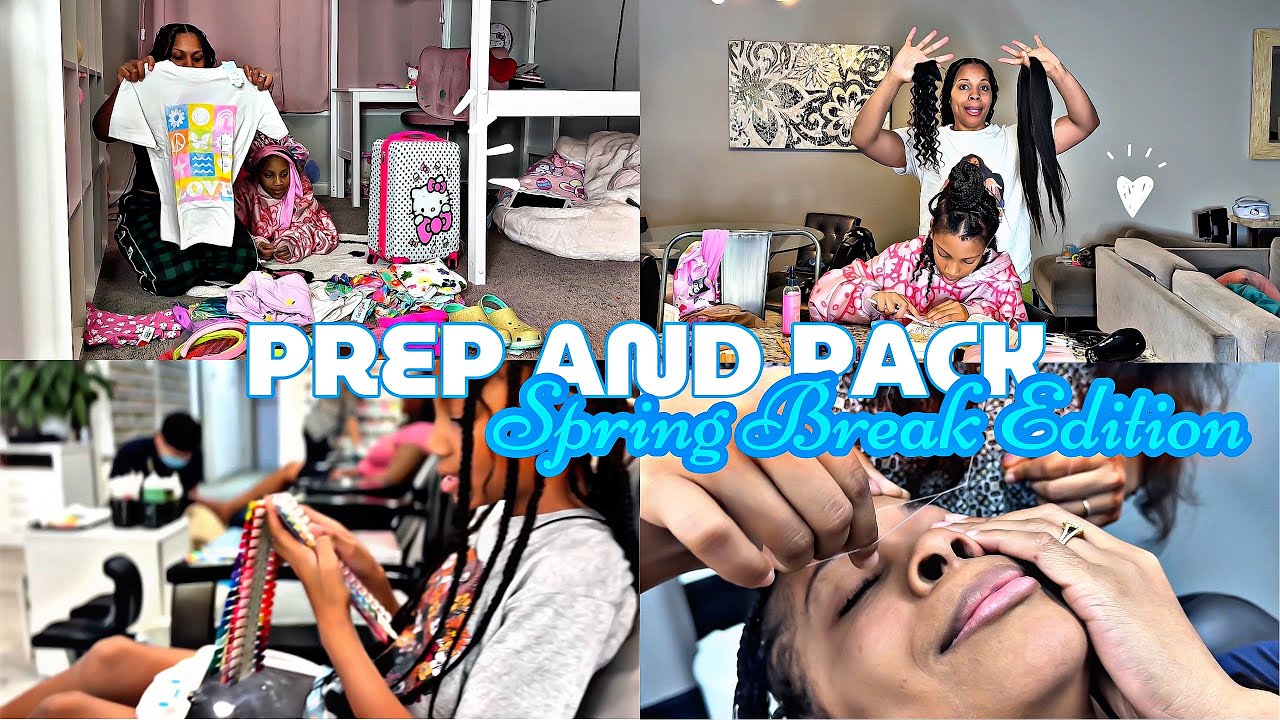 Secret Spring Break Prep! Nails, Shopping & Packing 😱✨
