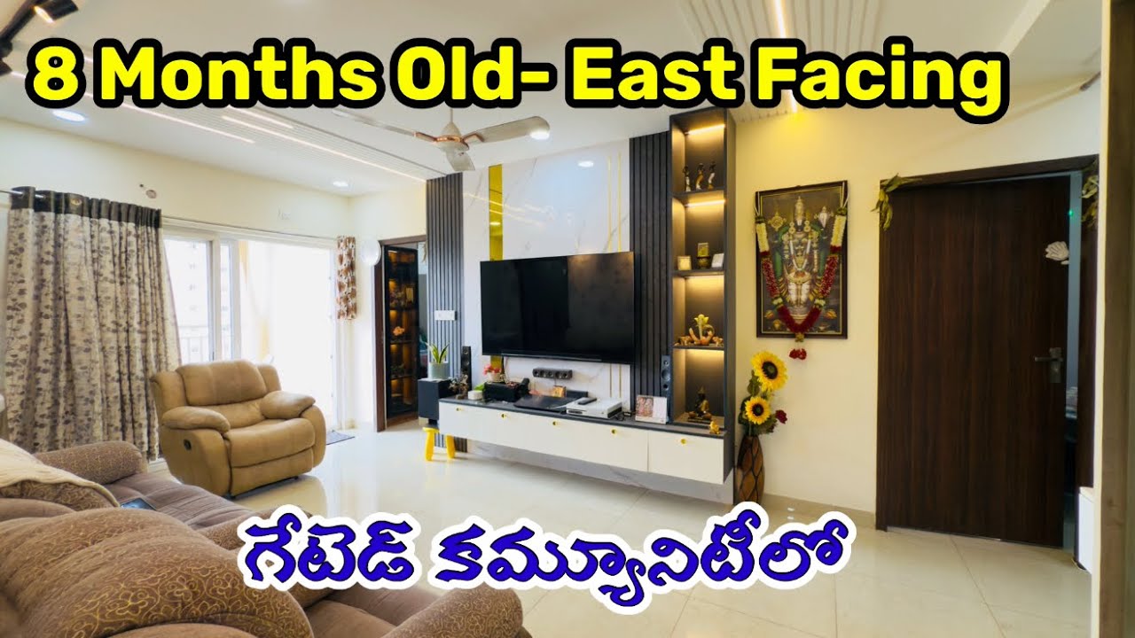East Facing 3BHK || Gated Community Flats for sale in Pragathi nagar Hyderabad || New Listing