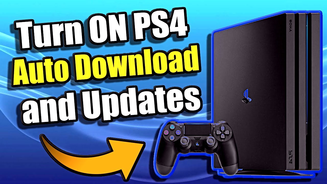 Как включить автоматическую загрузку и обновление игр на PS4! (Лучший способ)