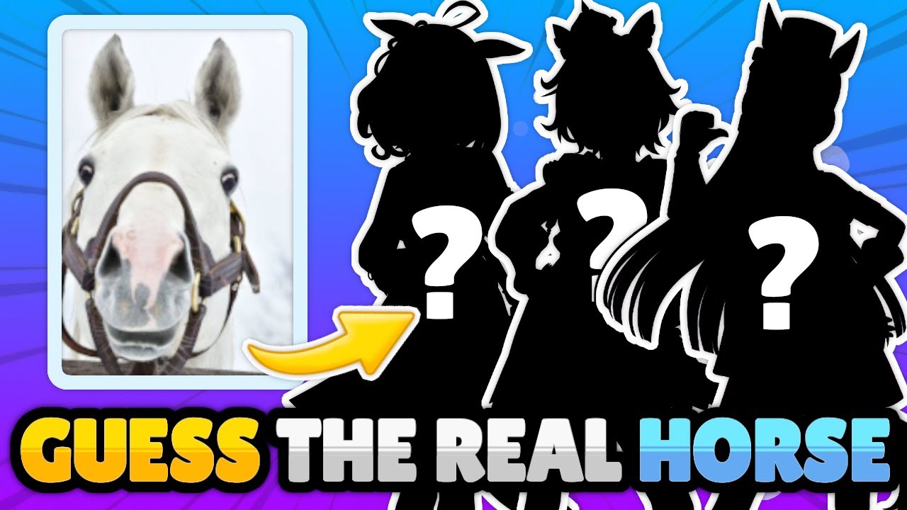 GUESS THE UMA BY THE REAL LIFE HORSE 🏇😍 | Umamusume Quiz!