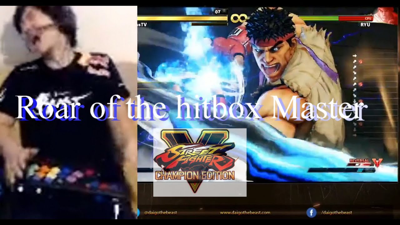 Street Fighter V CE HD ,  Rare footage Daigo showing how to master Hitbox with fully emotional way.