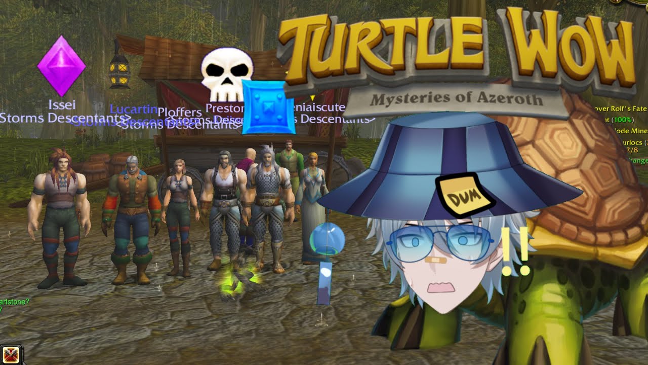 Turtle WoW Adventure Ep 1 - Culling of ELWYN FOREST! NEW GUILD #worldofwarcraft #wowclassic #vtuber