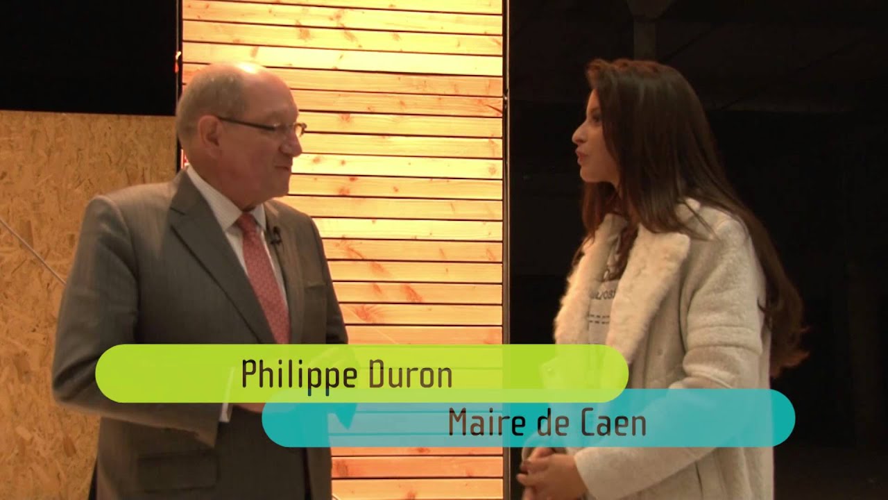 Rives de l'Orne - Interview du Maire Caen par Malika Menard.mp4