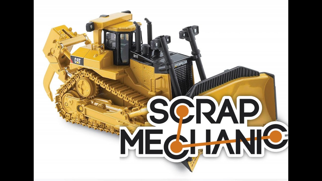 Scrap Mechanic Working Tracks on Bulldozer