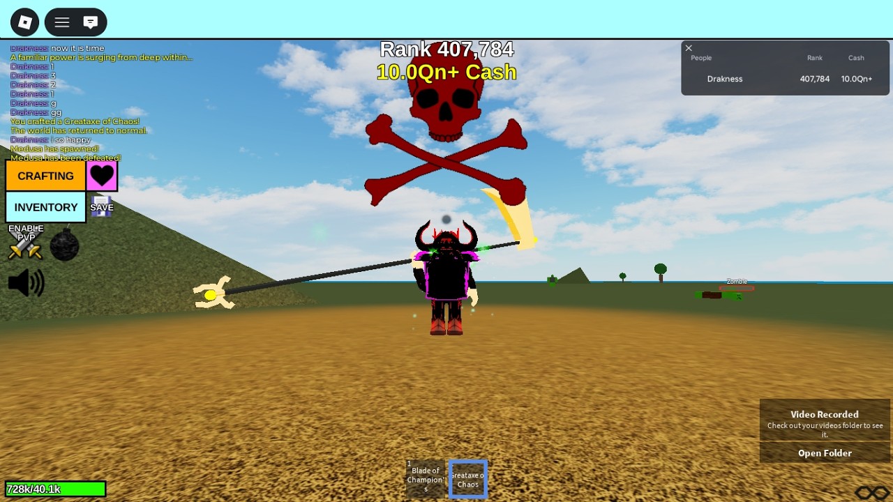 Finally, i got man wrath and craft Greataxe of Chaos || Classic Retro Craftwars