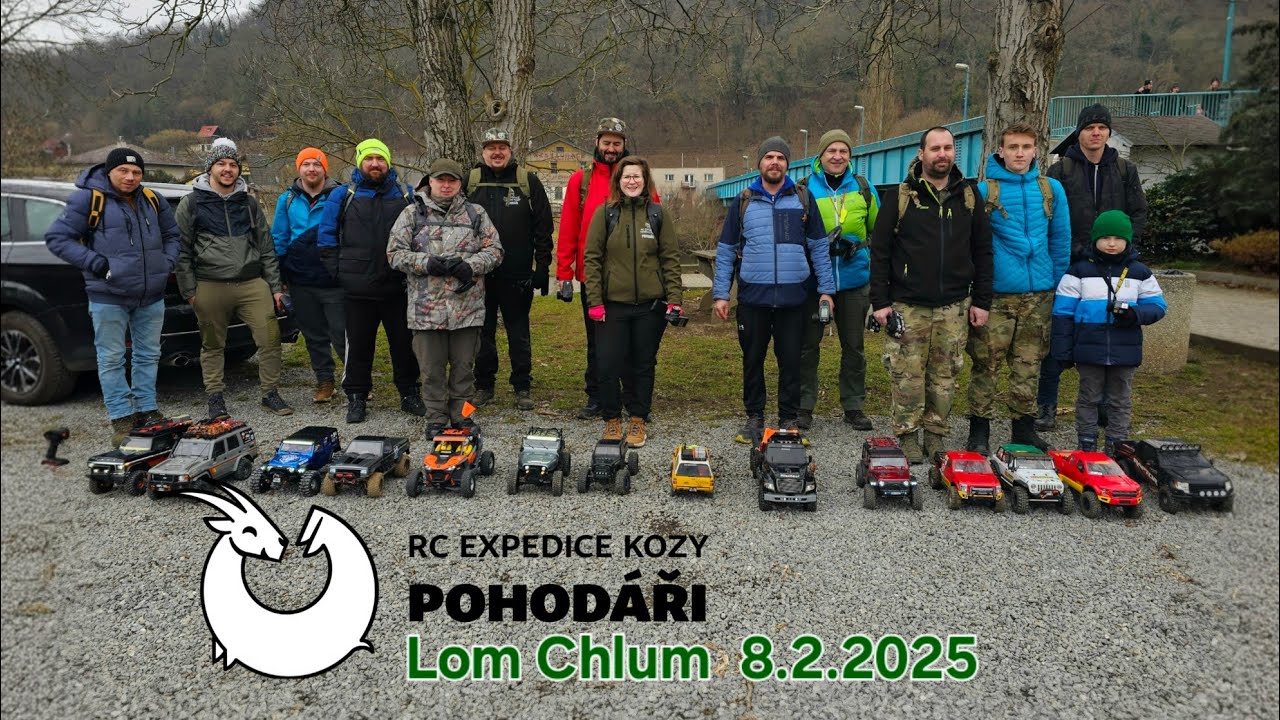 RC expedice kozy POHOD&Aacute;ŘI - Lom Chlum 8.2.2025