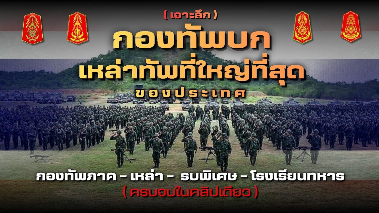 ผ่าโครงสร้างกองทัพบกไทย | กว่าจะเป็นกองทัพที่ใหญ่ที่สุดของประเทศ