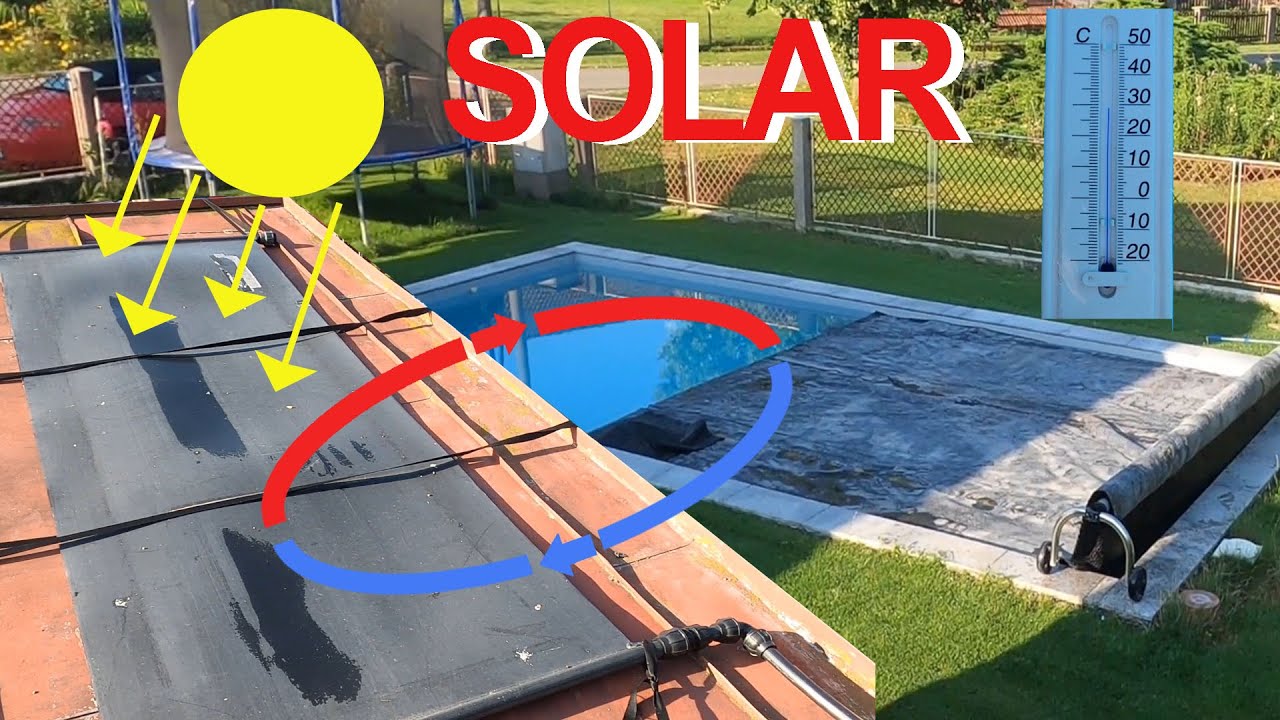SOLAR POOL HEATING SYSTEM | Pool video