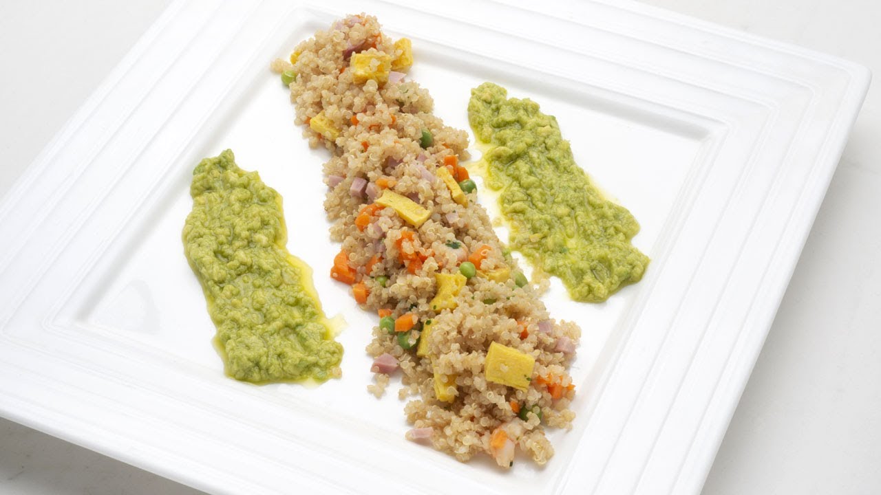 Quinoa de primavera con salsa de aguacate - Cocina Abierta de Karlos Arguiñano