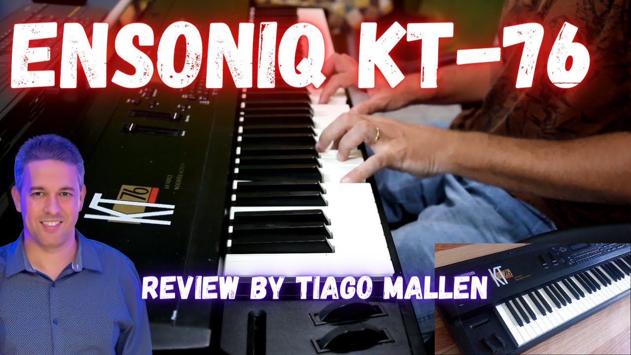 ENSONIQ KT-76  -  ano 1994  - (FACTORY SOUNDS) REVIEW by TIAGO MALLEN #ensoniq