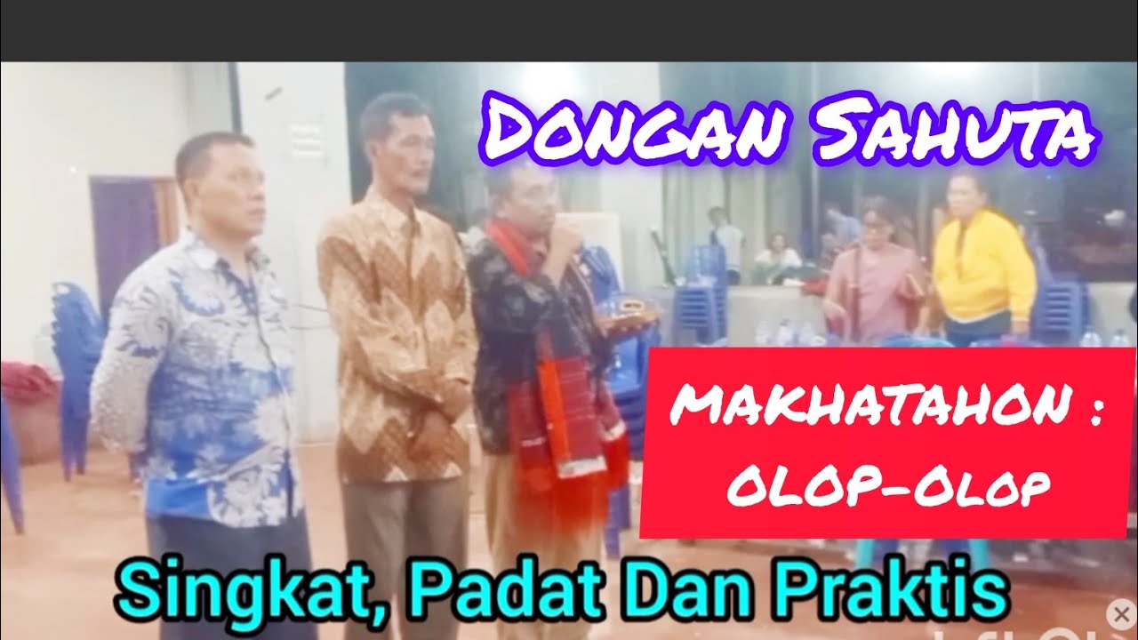 MAKHATAHON OLOP-OLOP DI ULAON UNJUK