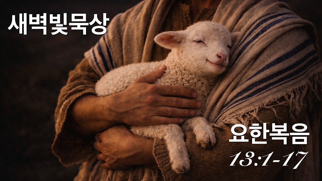 새벽빛묵상 2026년 3월 16일 요한복음 13:1-17