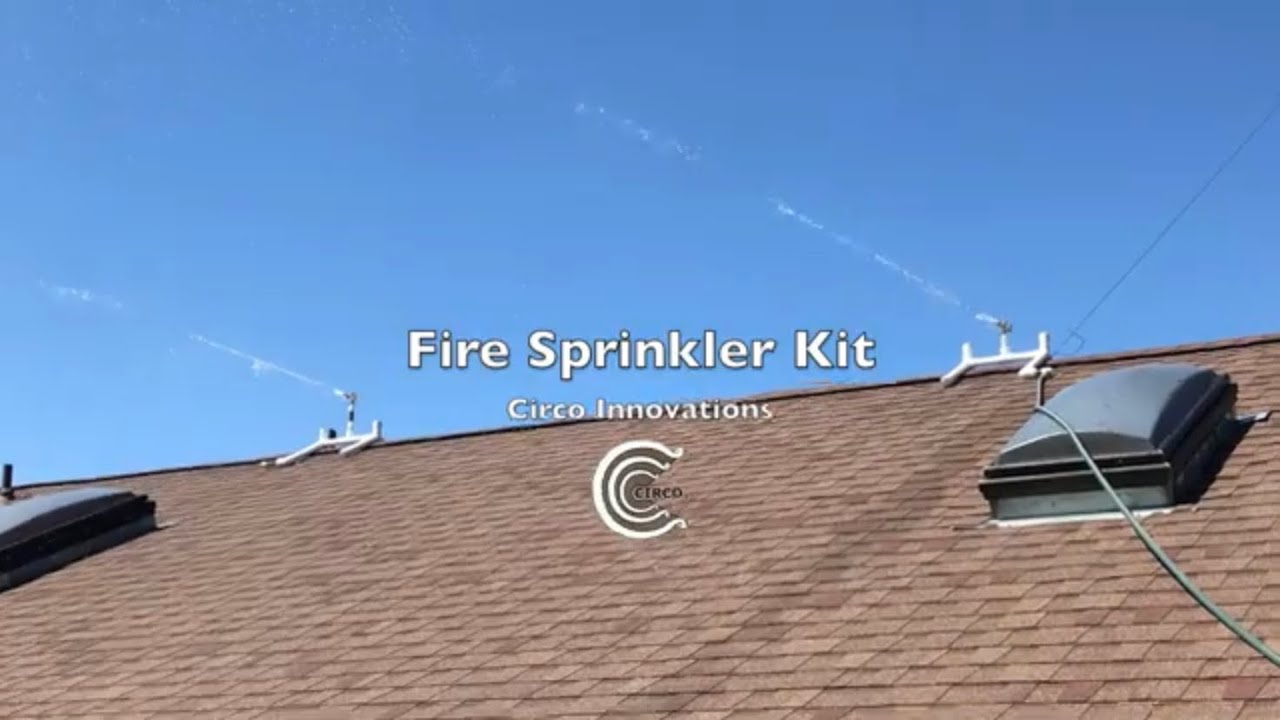 Rooftop Sprinkler Kit  / How To Video  /  DIY PVC Sprinkler / Adjustable Pitch Design