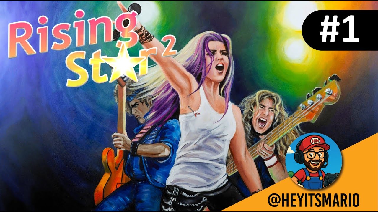 Игровой процесс Rising Star 2 | От начинающего музыканта до рок-легенды! 🎤 Формируем группу и игр...